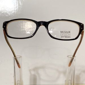 Vintage Jeff Banks ladies eyeglasses, Style B227 Dark Brown